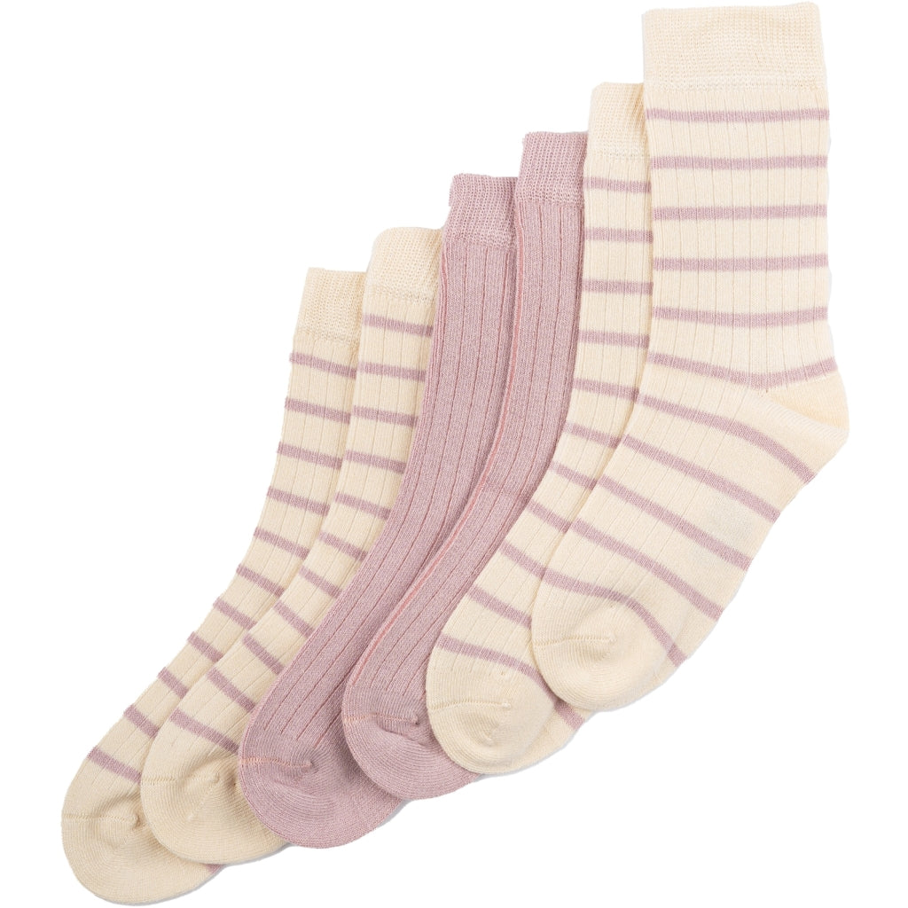 MINIPOP MiniPop® Noos Bamboo Socks 3 Pcs Socks Rose