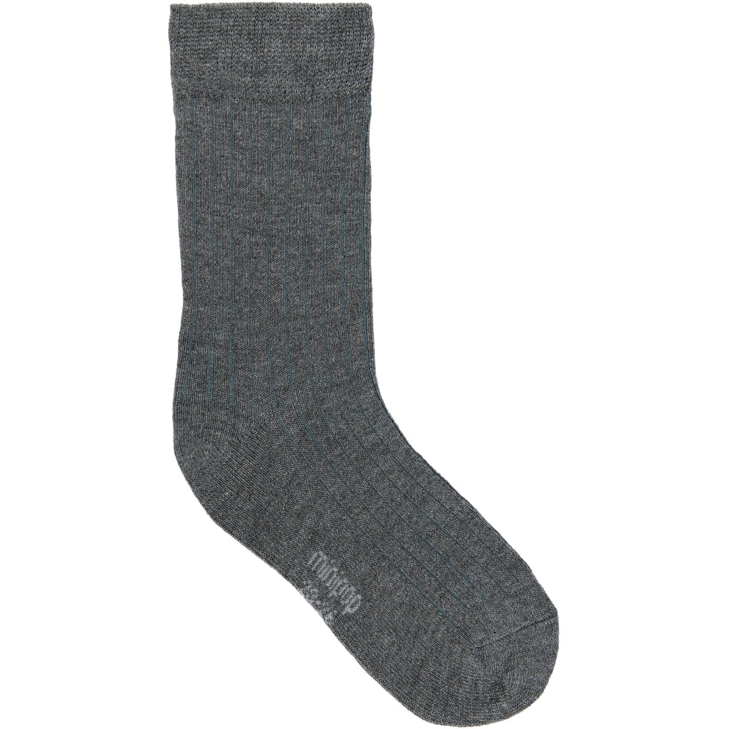 MINIPOP MiniPop® Noos Bamboo Socks 3 Pcs Socks Dark Grey Melange