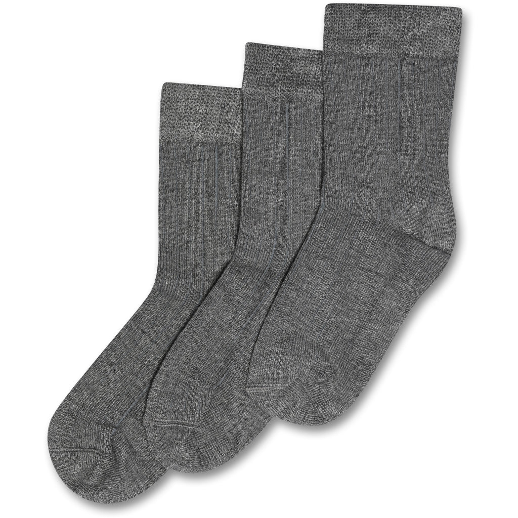 MINIPOP MiniPop® Noos Bamboo Socks 3 Pcs Socks Gray mel