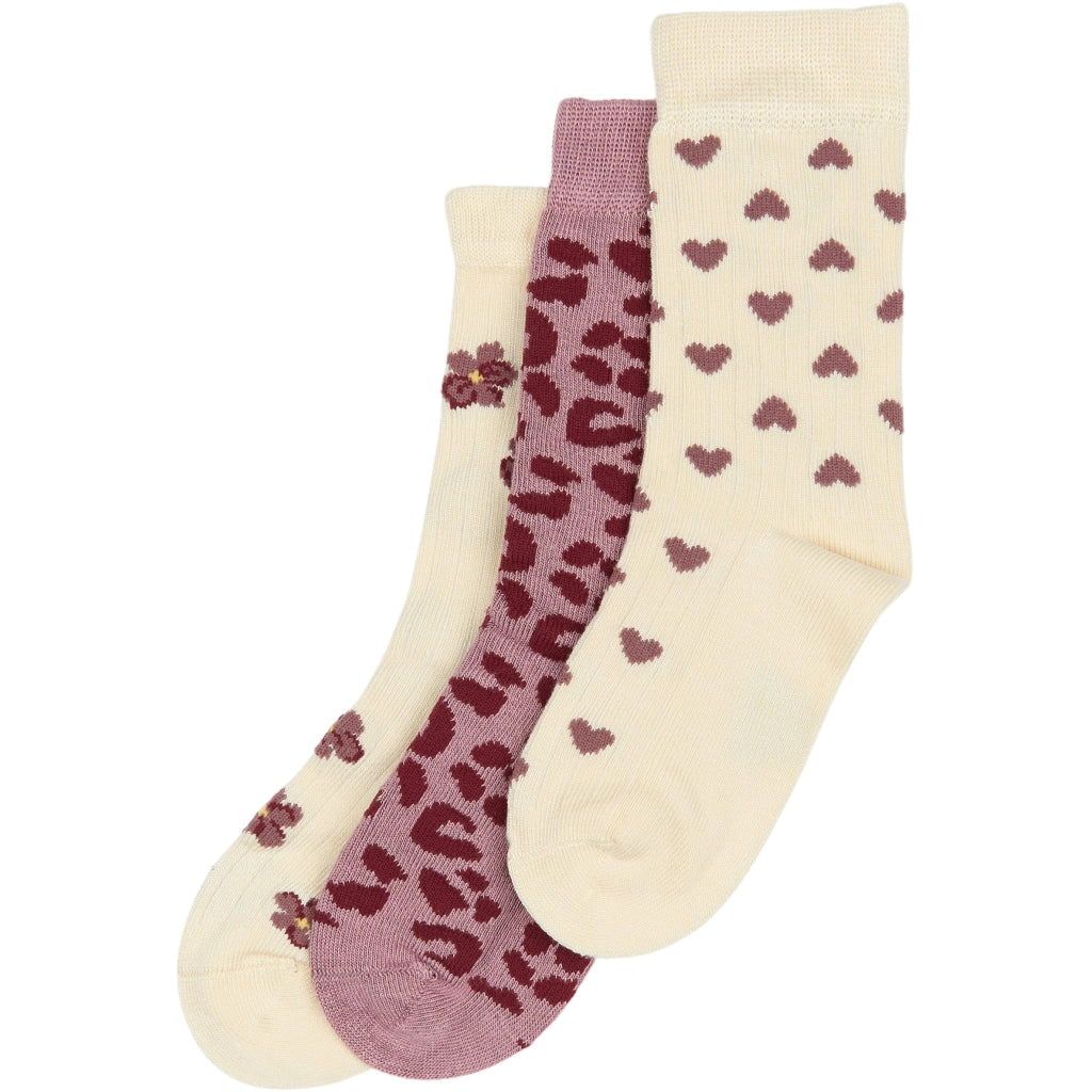 MINIPOP MiniPop® Season Bamboo Socks 3 Pcs Socks Autumn Anemone Mix