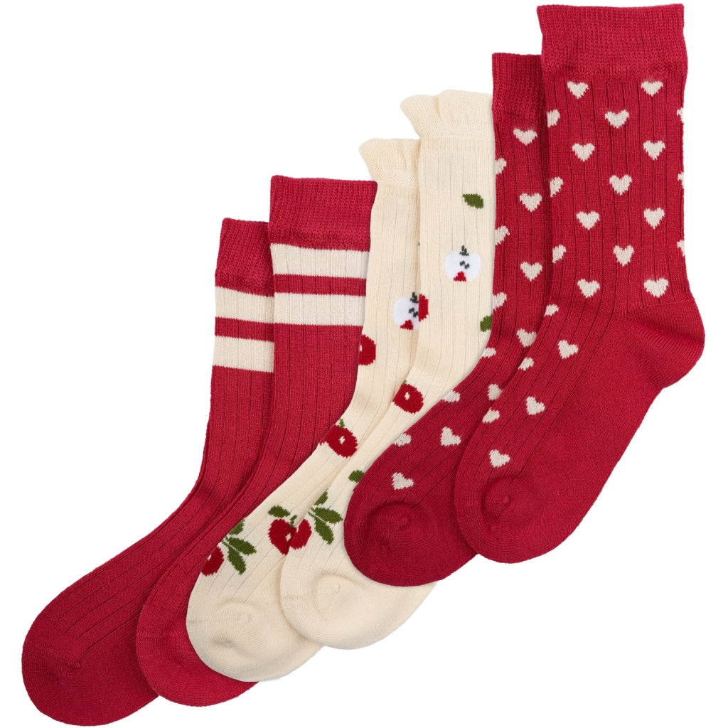 MINIPOP MiniPop® Season Bamboo Socks 3 Pcs Socks Chili Pepper