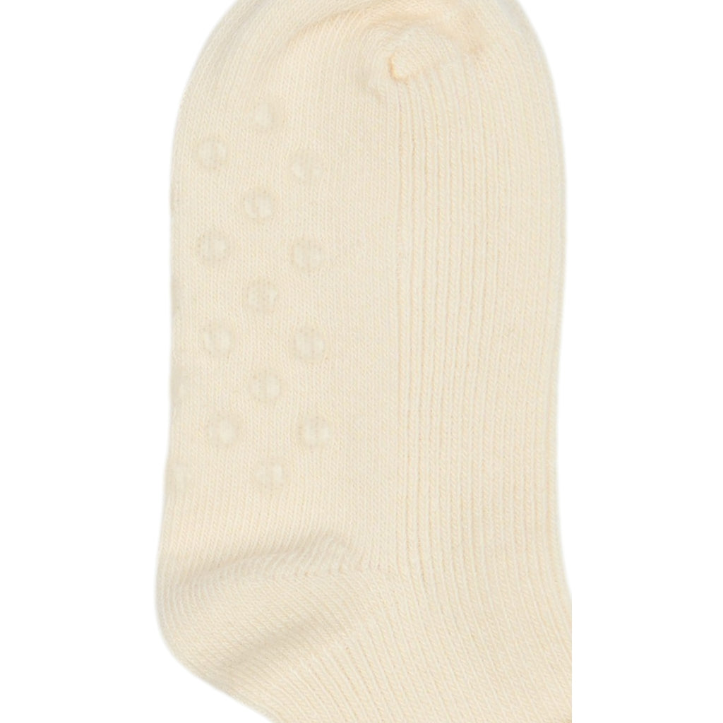 MINIPOP Minipop Bamboo Baby Non Slip Socks Off White