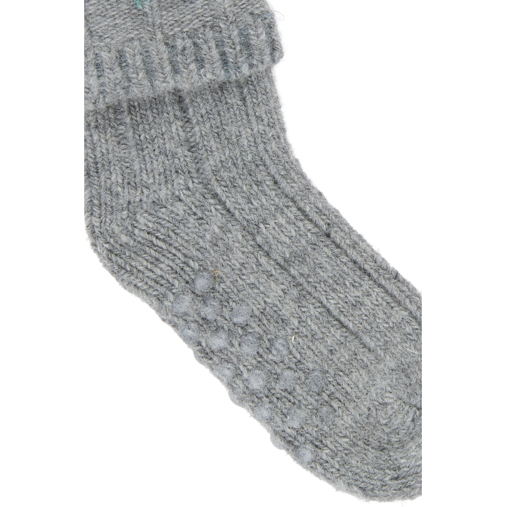 MINIPOP Minipop Uld Tunge Baby Sok Socks Light Grey Melange