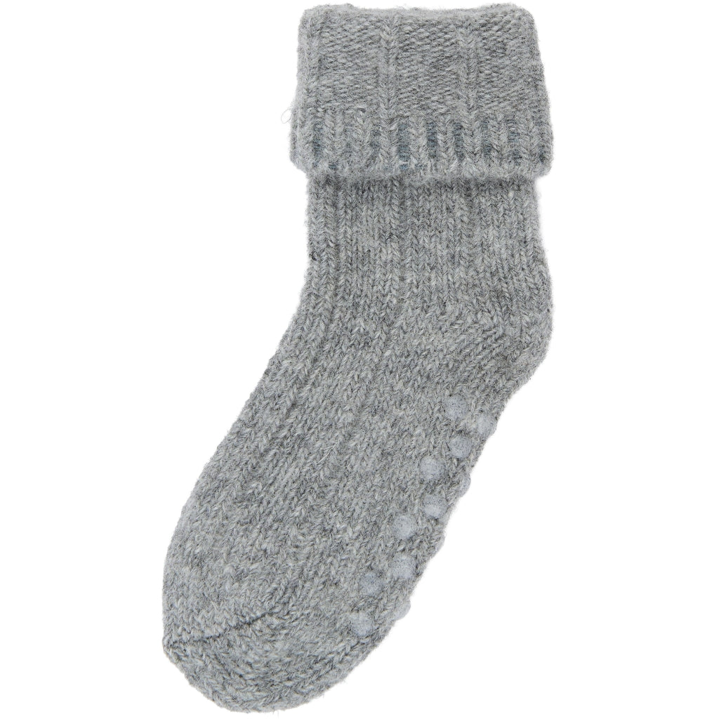 MINIPOP Minipop Uld Tunge Baby Sok Socks Light Grey Melange