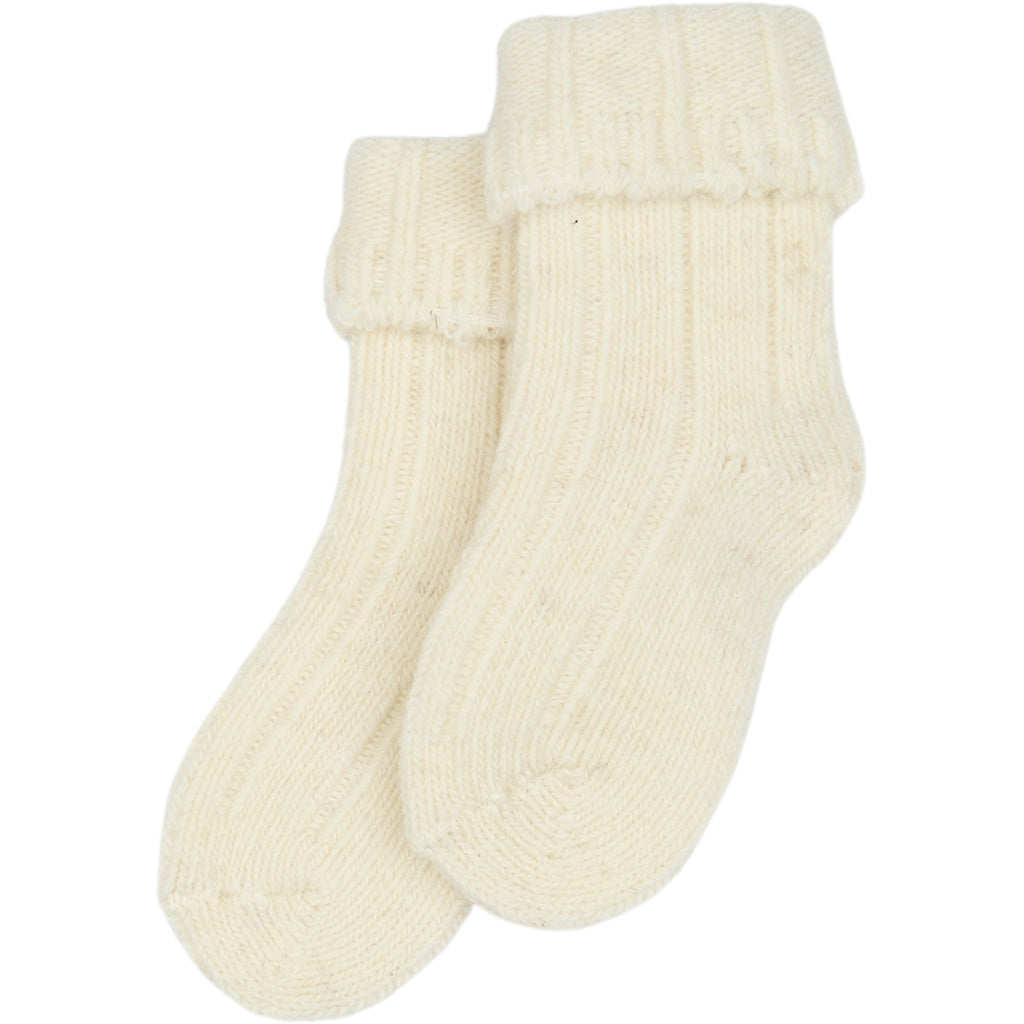MINIPOP Minipop Uld Tunge Baby Sok Socks Off White