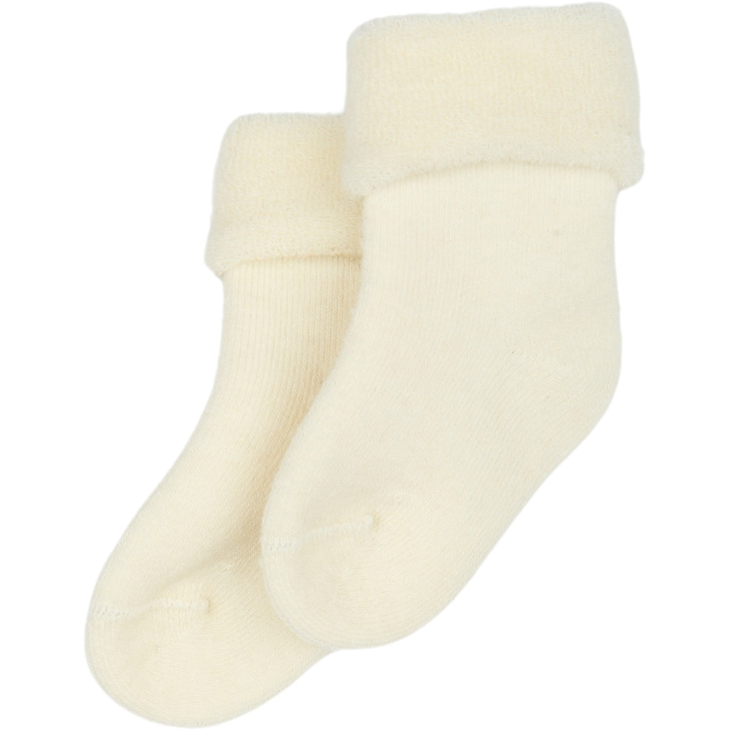 MINIPOP Minipop Wool Baby Sock Socks Off White