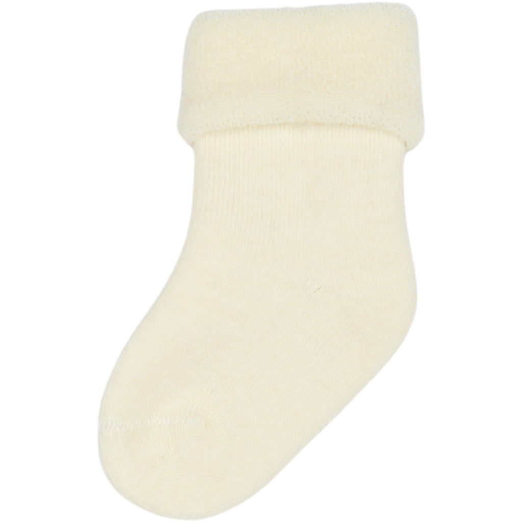 MINIPOP Minipop Wool Baby Sock Socks Off White