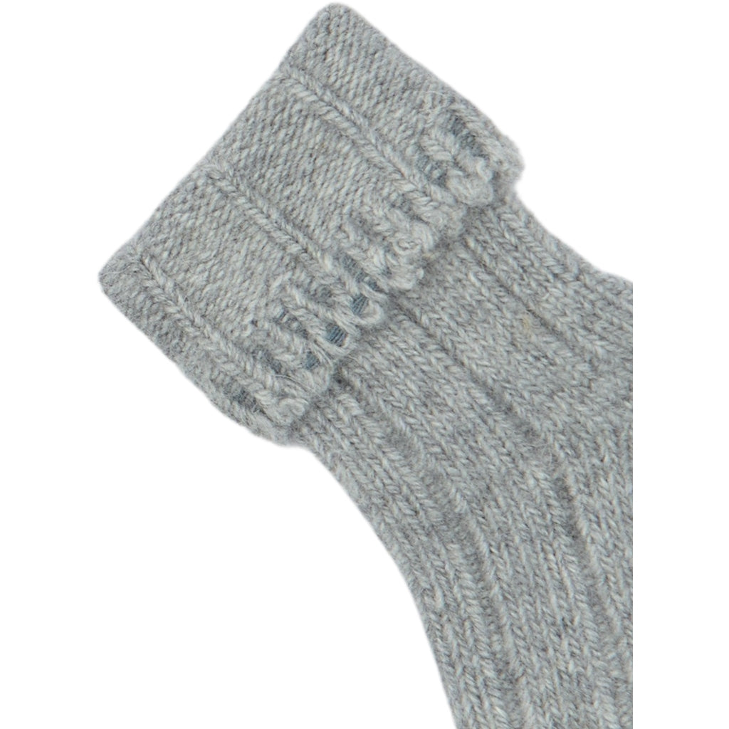 MINIPOP Minipop Wool Heavy Baby Sock Socks Light Grey Melange