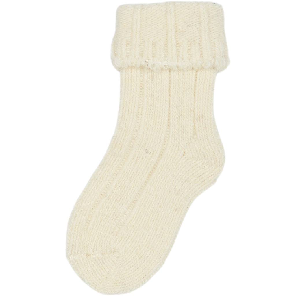 MINIPOP Minipop Wool Heavy Baby Sock Socks Off White