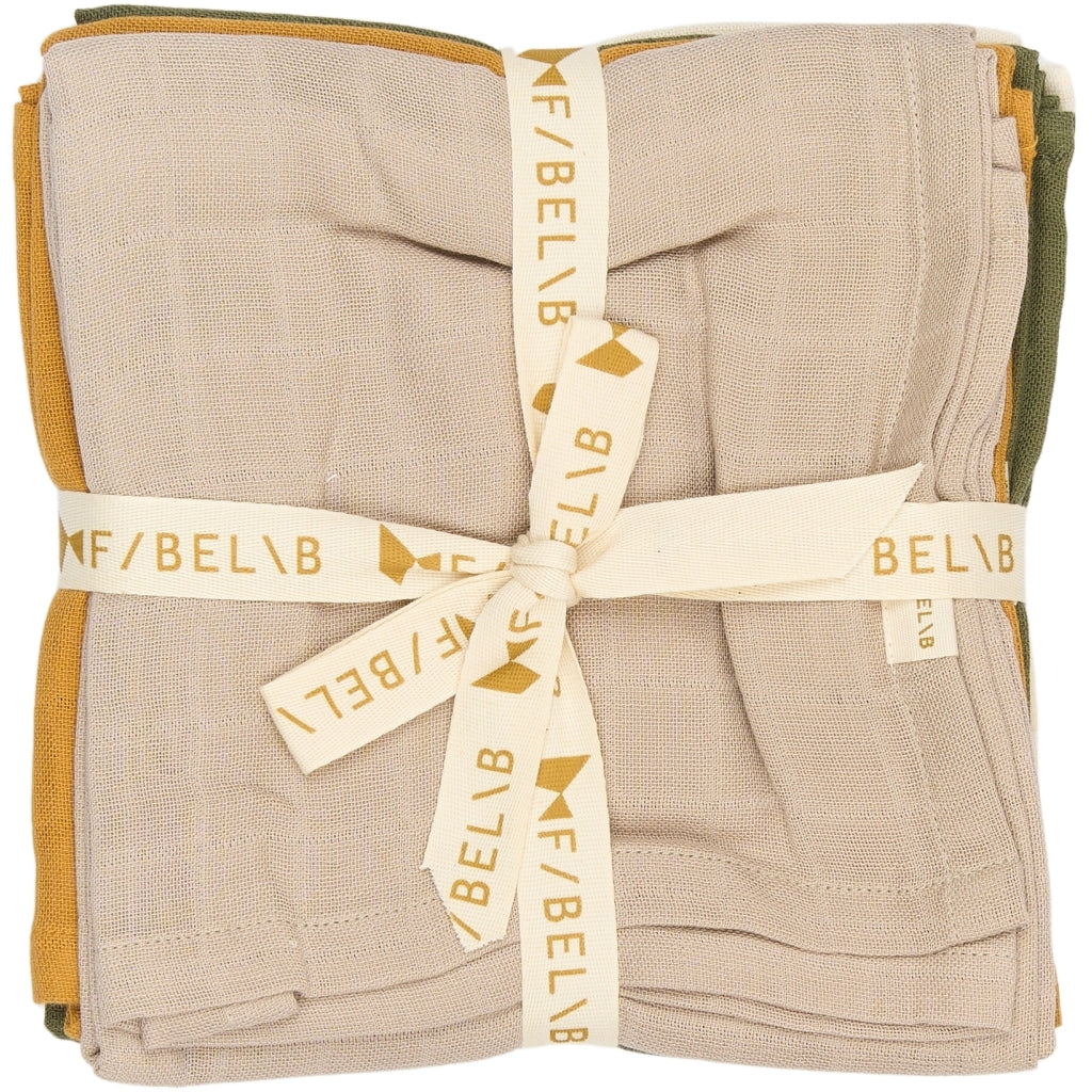 Fabelab Muslin - Olive Garden - 4 pack Swaddles & Muslin Cloths OLIVE