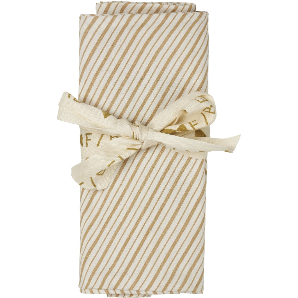Fabelab Nursing Pillow Cover - Caramel Stripes NURSING PILLOWS Natural/caramel stripes