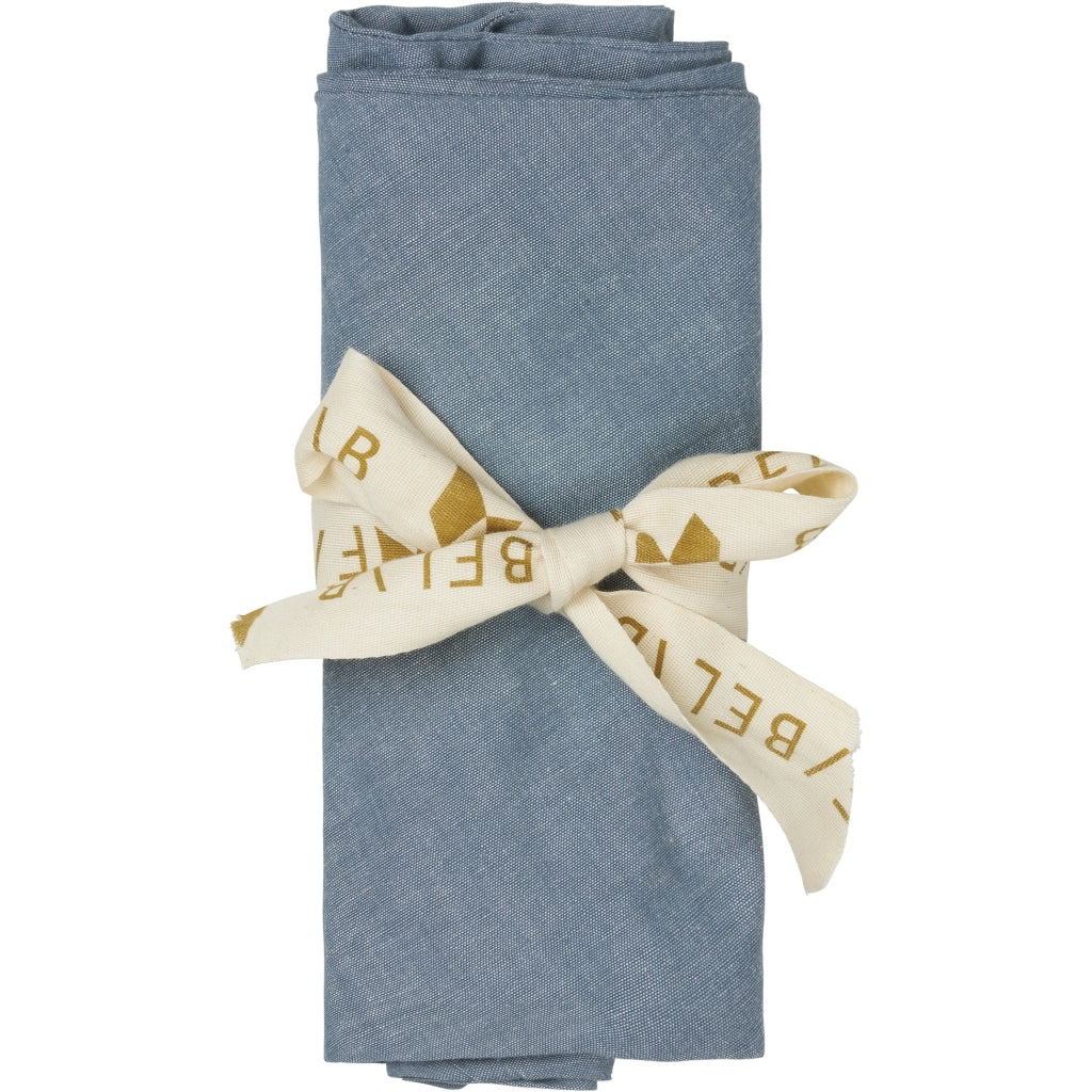 Fabelab Nursing Pillow Cover - Chambray Blue Spruce Pusleting Blue Spruce