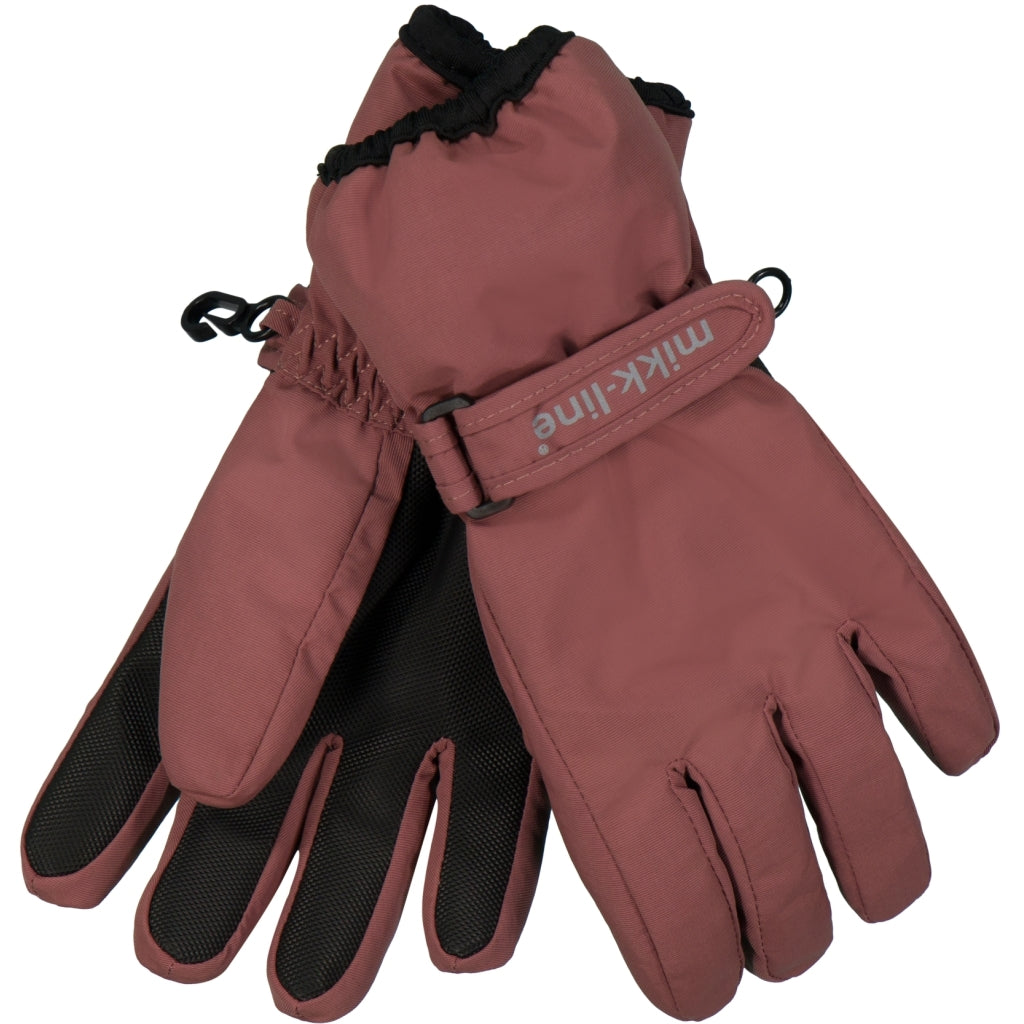 Mikk-Line Nylon Handsker Handsker og luffer Rose Brown