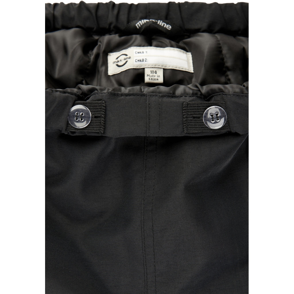Mikk-Line Nylon Overtræksbukser Snowpants Black