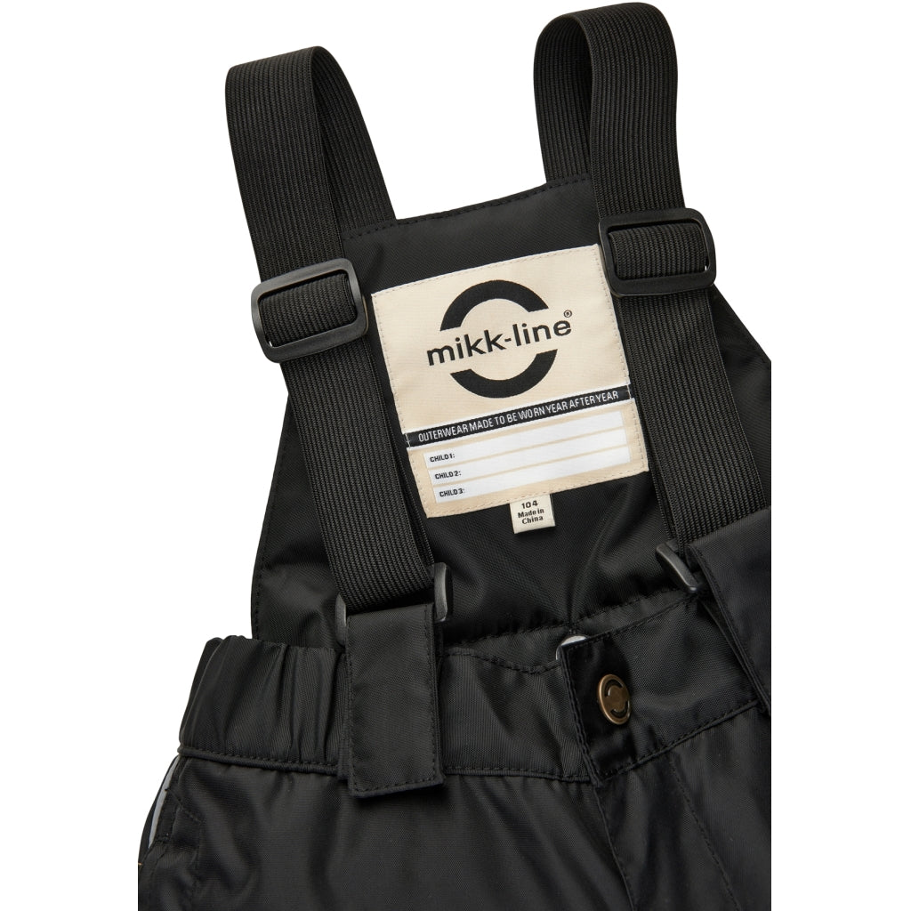Mikk-Line Nylon Skibukser (smækbukser) Snowpants Black