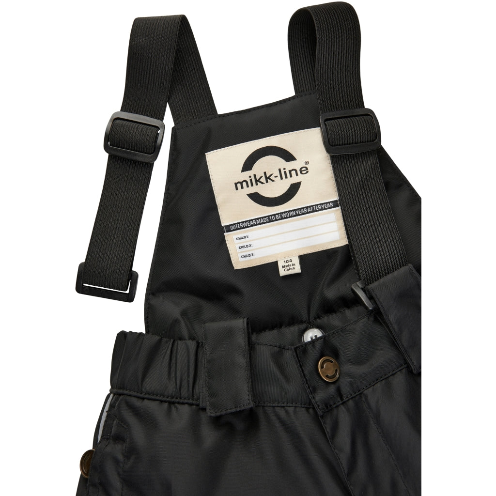 Mikk-Line Nylon Skibukser (smækbukser) Snowpants Black
