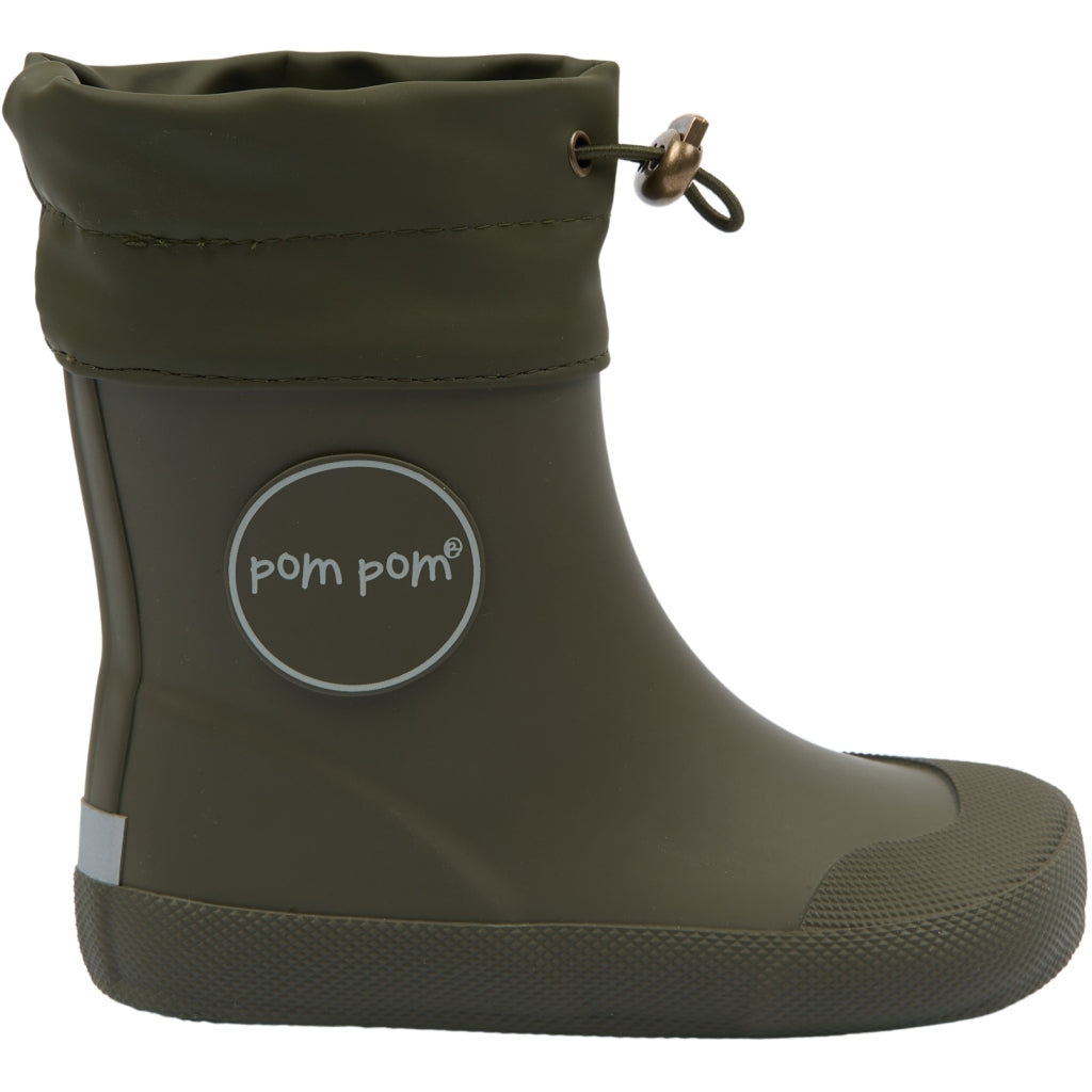 POM POM PMBell Barefoot Gumboots Rubber Boots Ivy Green