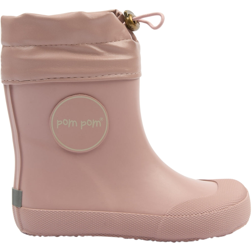 POM POM PMBell Barefoot Gumboots Rubber Boots Pale Mauve