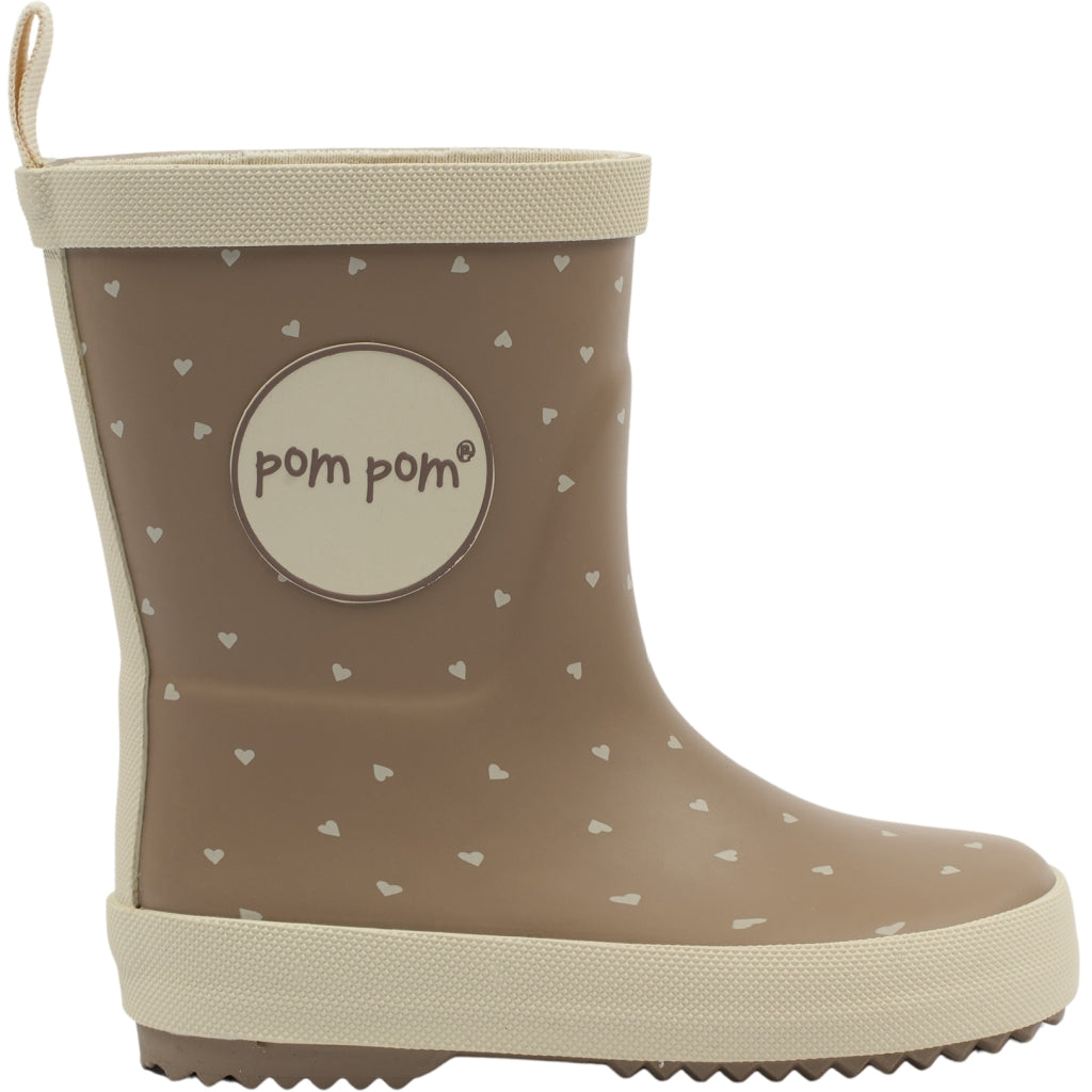 POM POM PMBliss Gumboots AOP Rubber Boots Heart AOP
