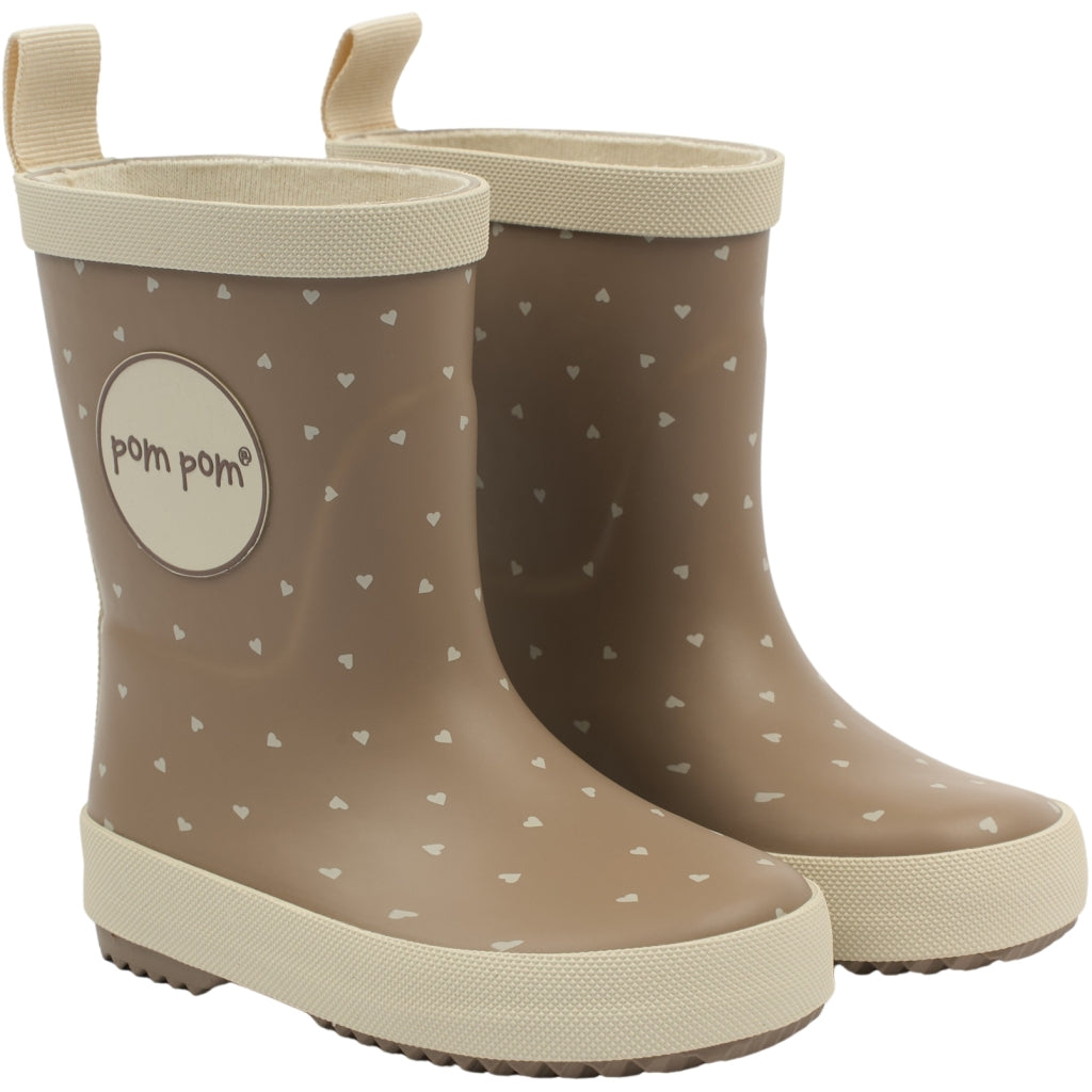 POM POM PMBliss Gumboots AOP Rubber Boots Heart AOP