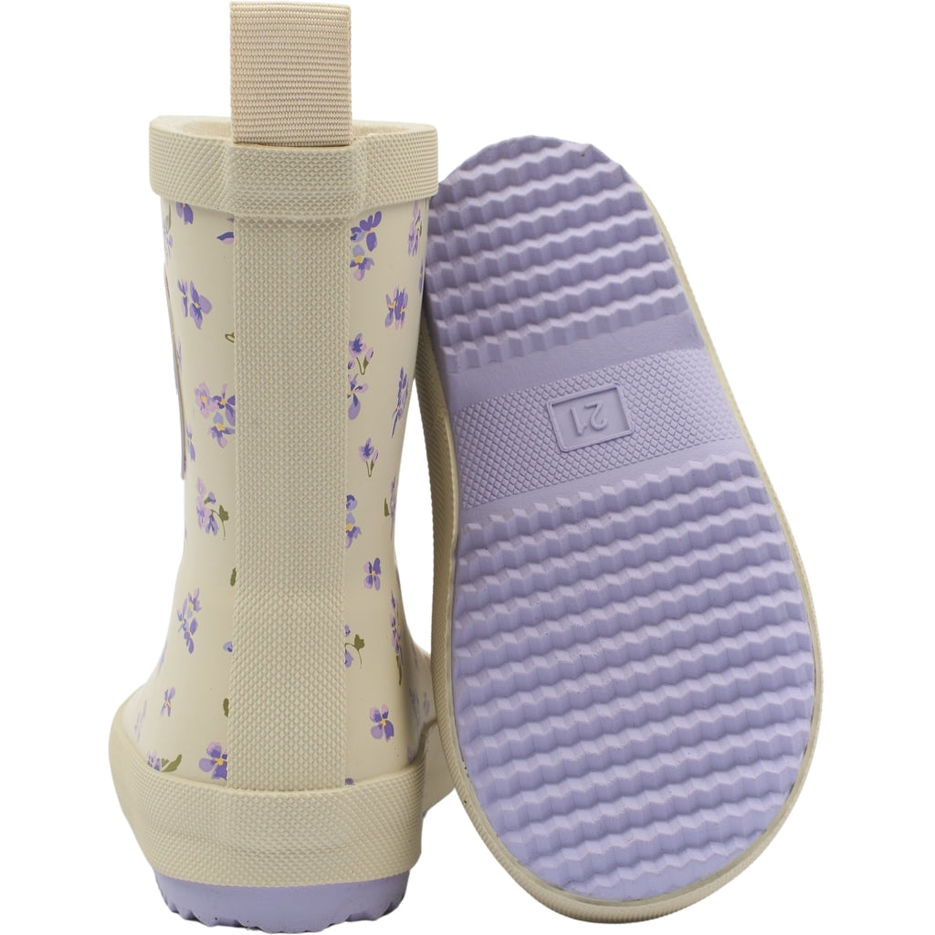 POM POM PMBliss Gumboots AOP Rubber Boots Viola AOP