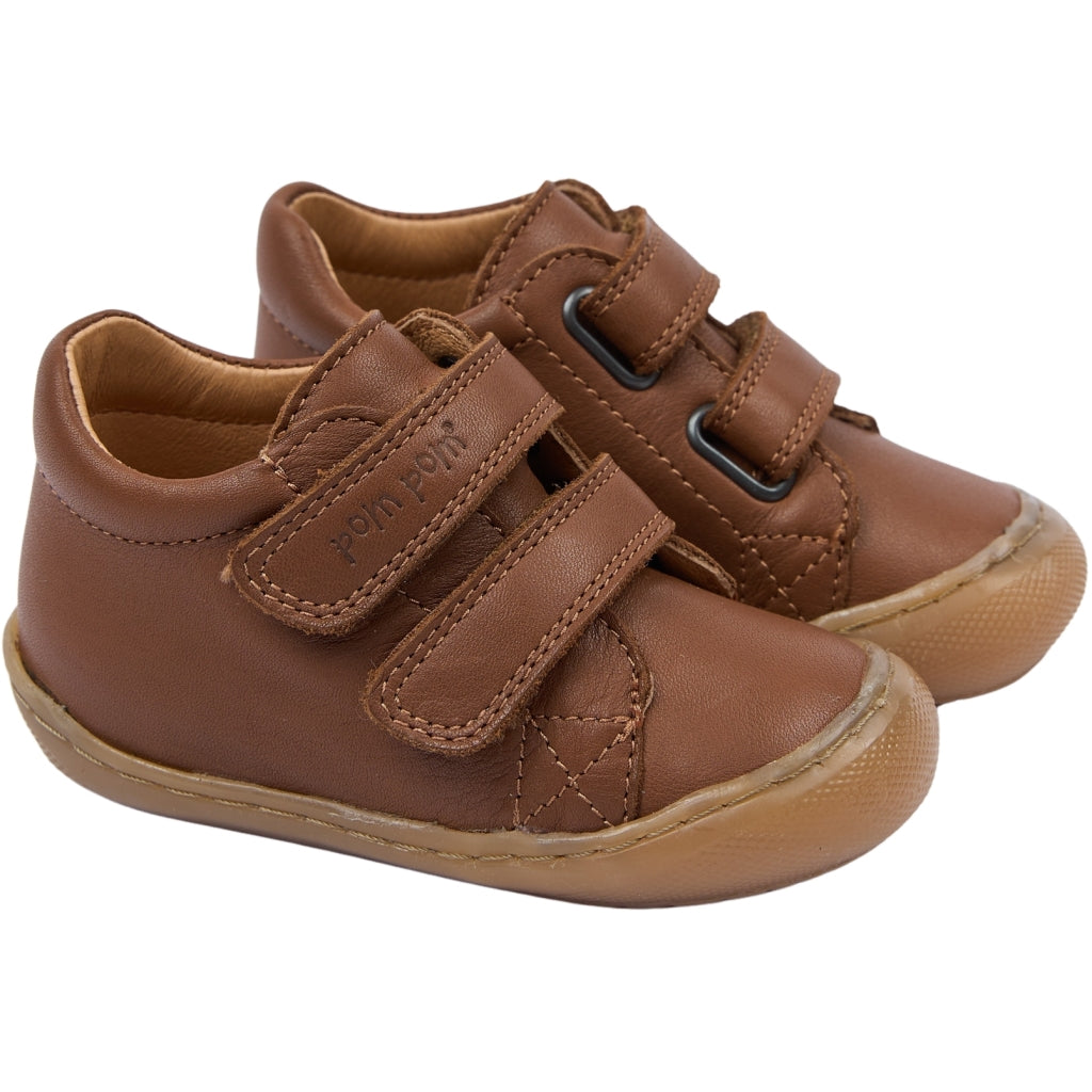 POM POM PMPax Baby Shoe Sko Dark Camel