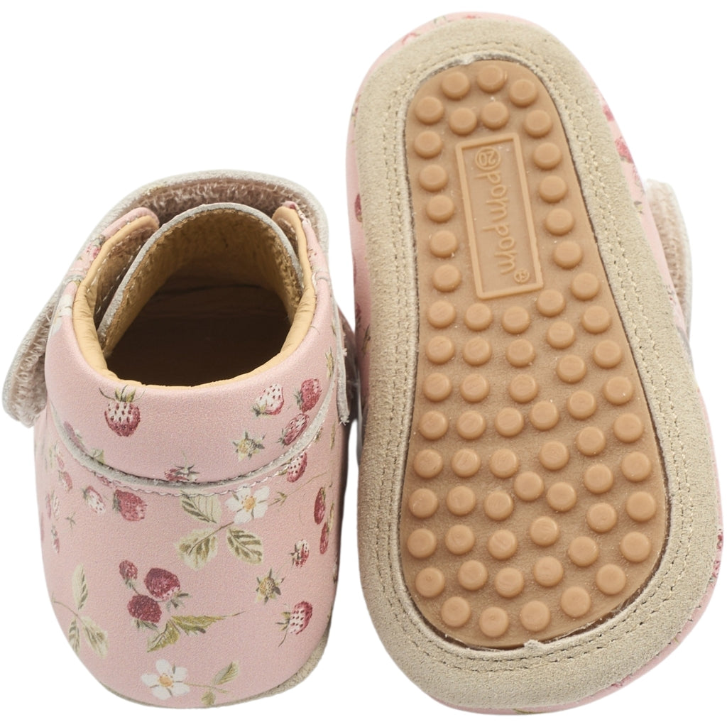 POM POM PMPiti Beginner AOP Slippers Misty Rose Strawberry AOP