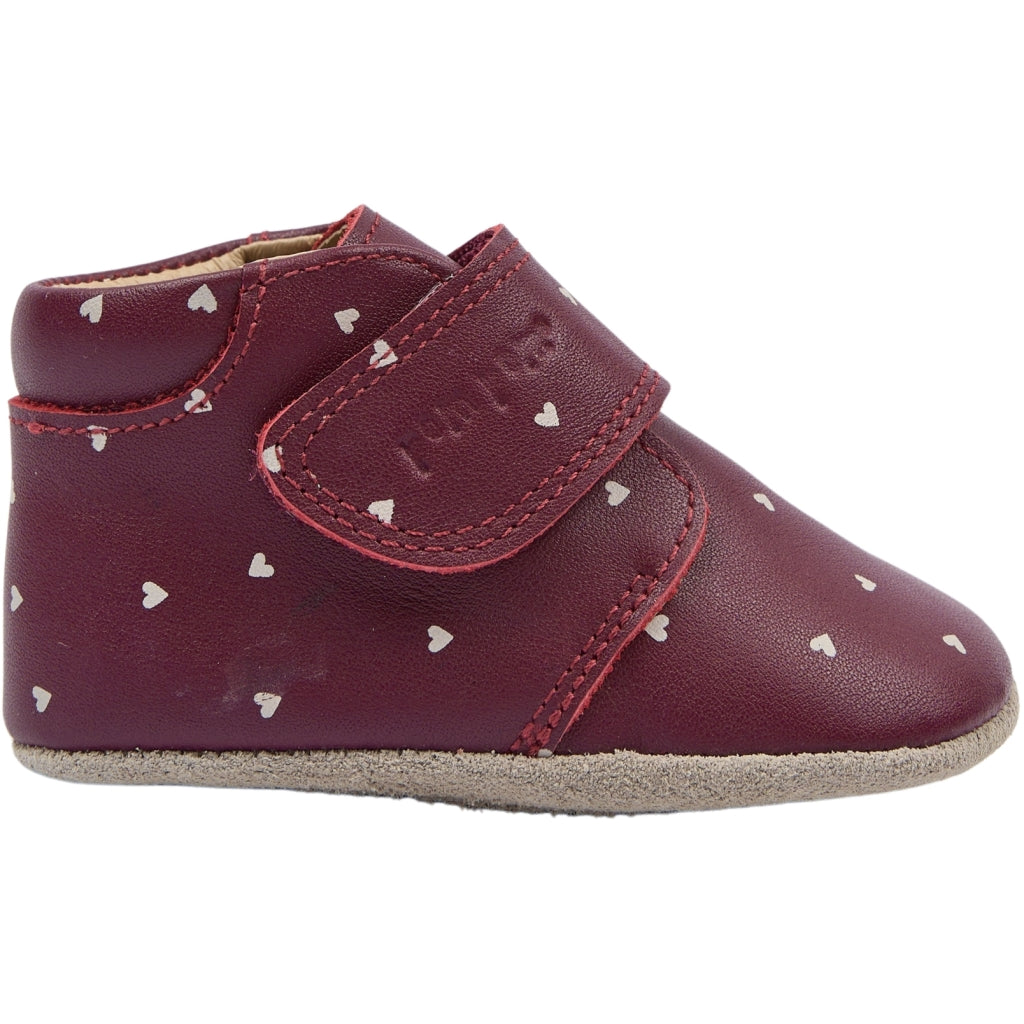 POM POM PMPiti Beginner AOP Slippers Syrah Heart AOP