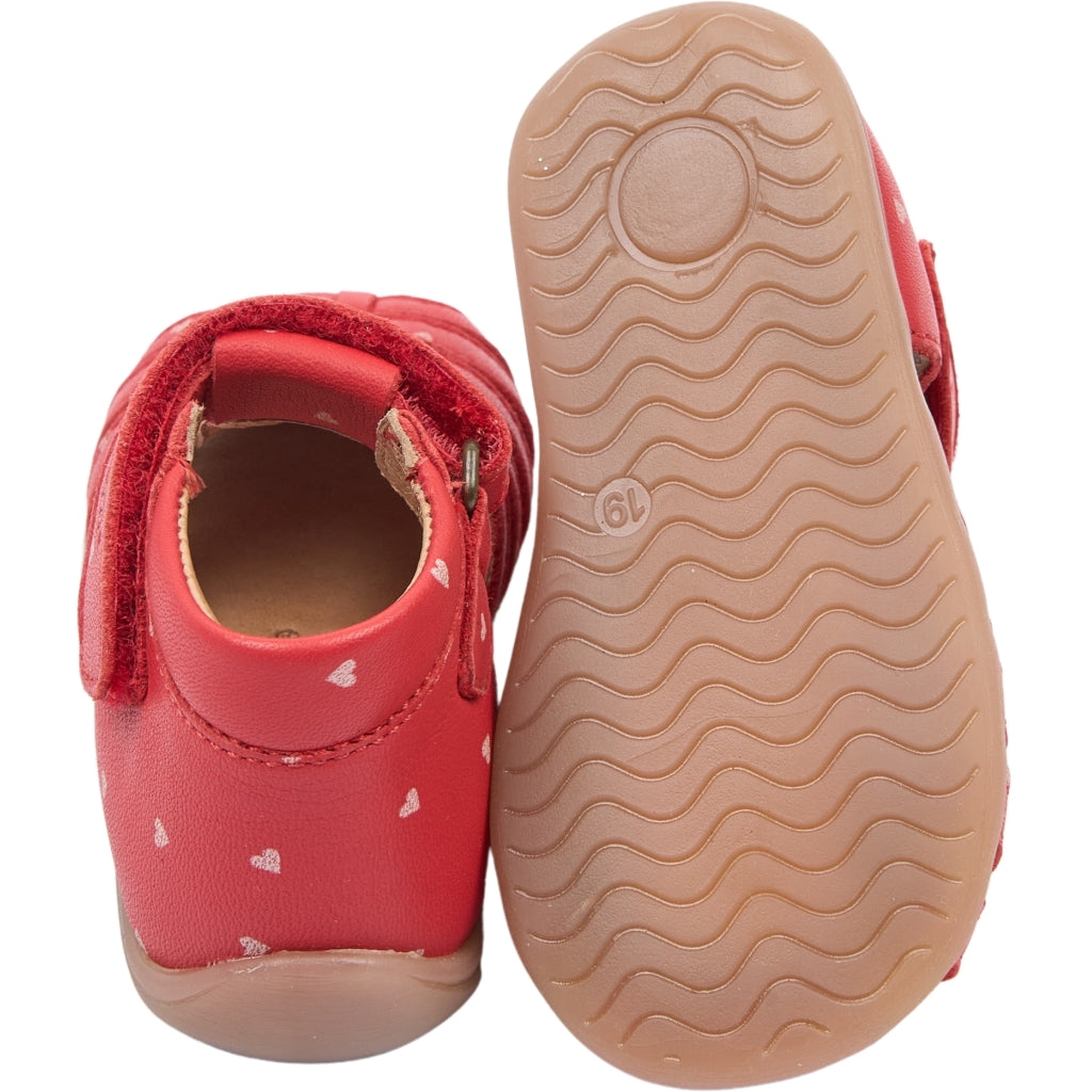 POM POM PMPop Starter Sandal Sandals Poppy Red AOP