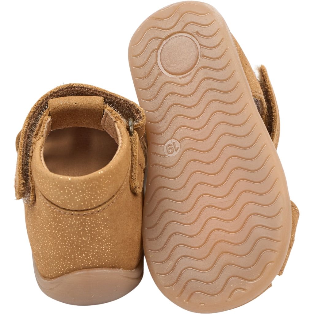POM POM PMPoppy Starter Drop Sandal Sandals Camel Glitter