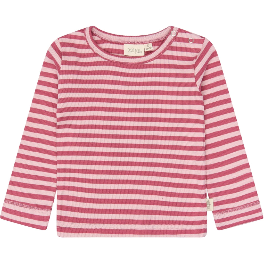 PETIT PIAO PPAir L_S Tee Langærmet bluse Zephyr Striped