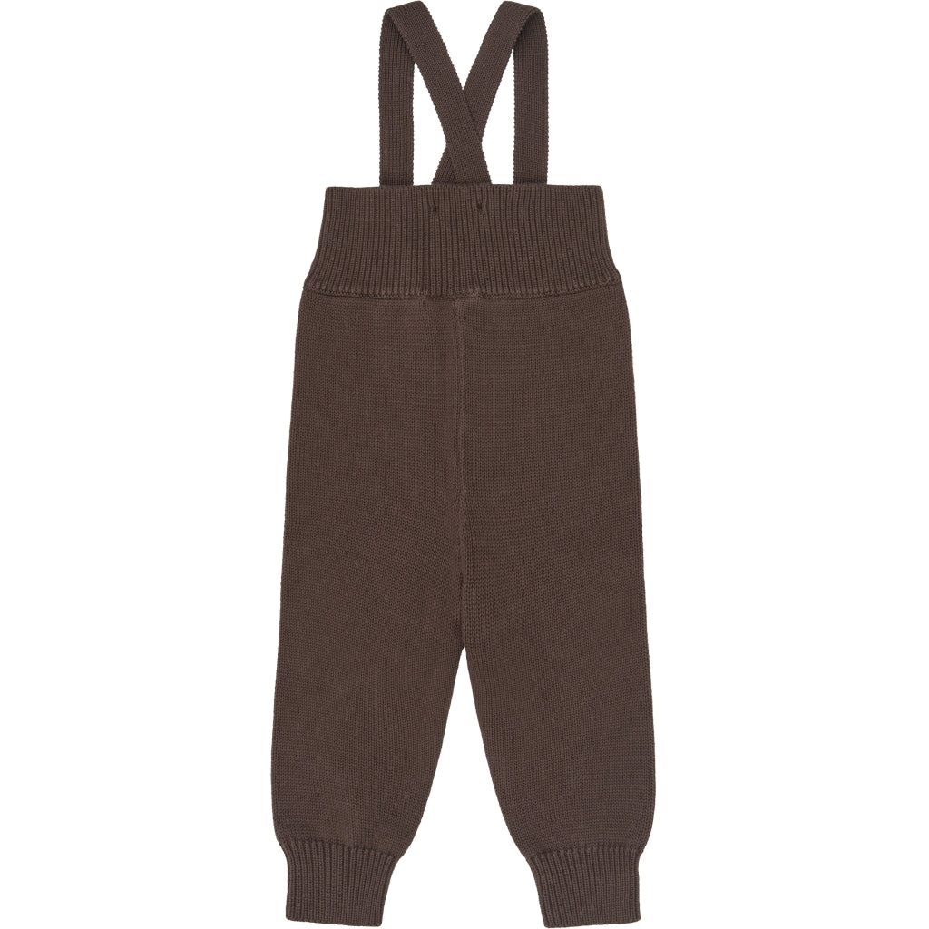PETIT PIAO PPDag High Strap Knit Pants Strik Chestnut