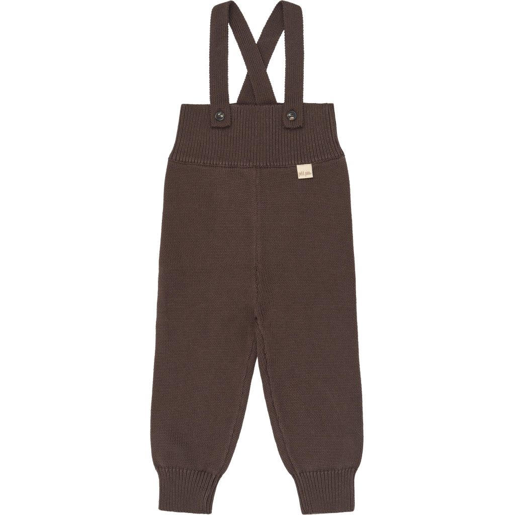 PETIT PIAO PPDag High Strap Knit Pants Strik Chestnut