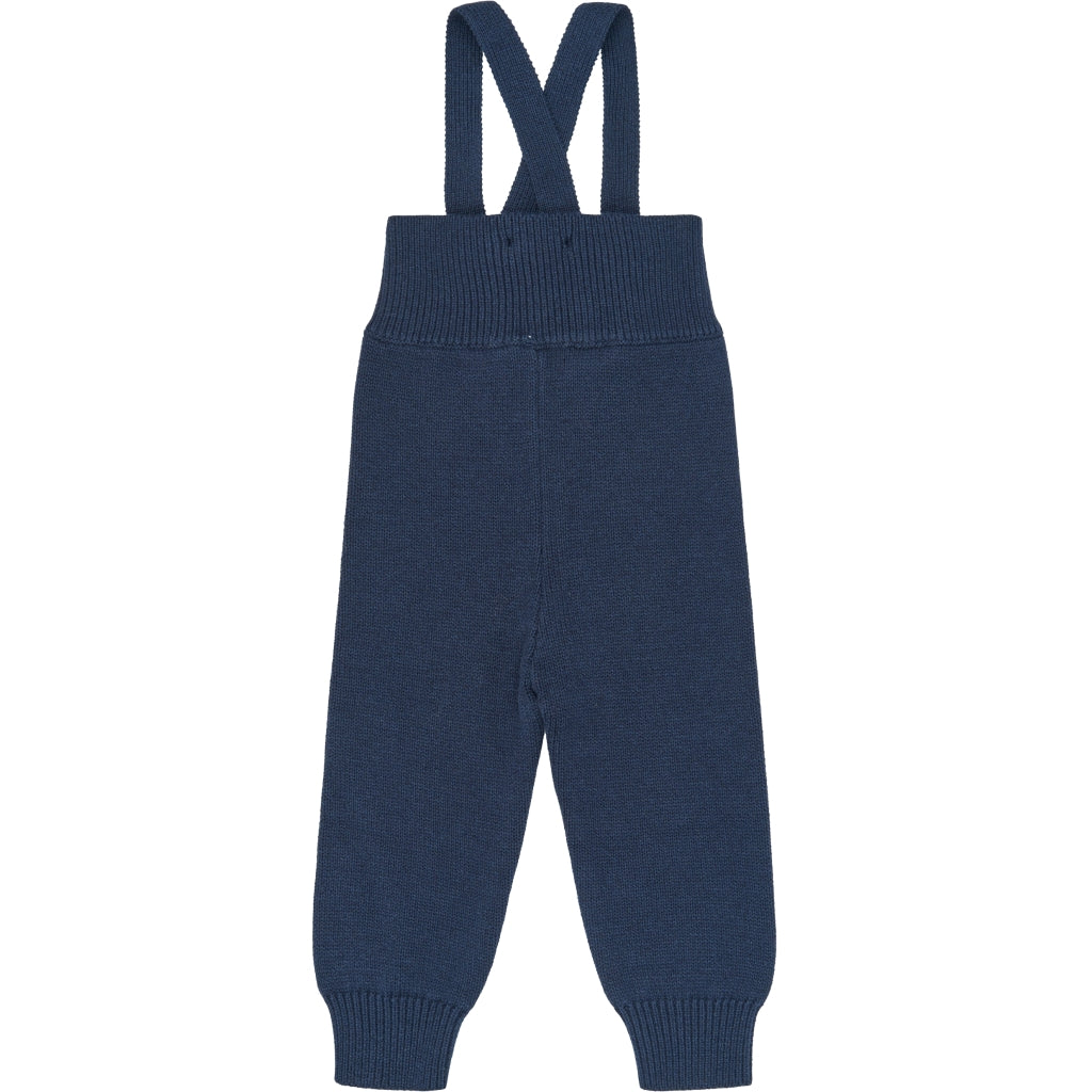 PETIT PIAO PPDag High Strap Knit Pants Strik Navy Blazer