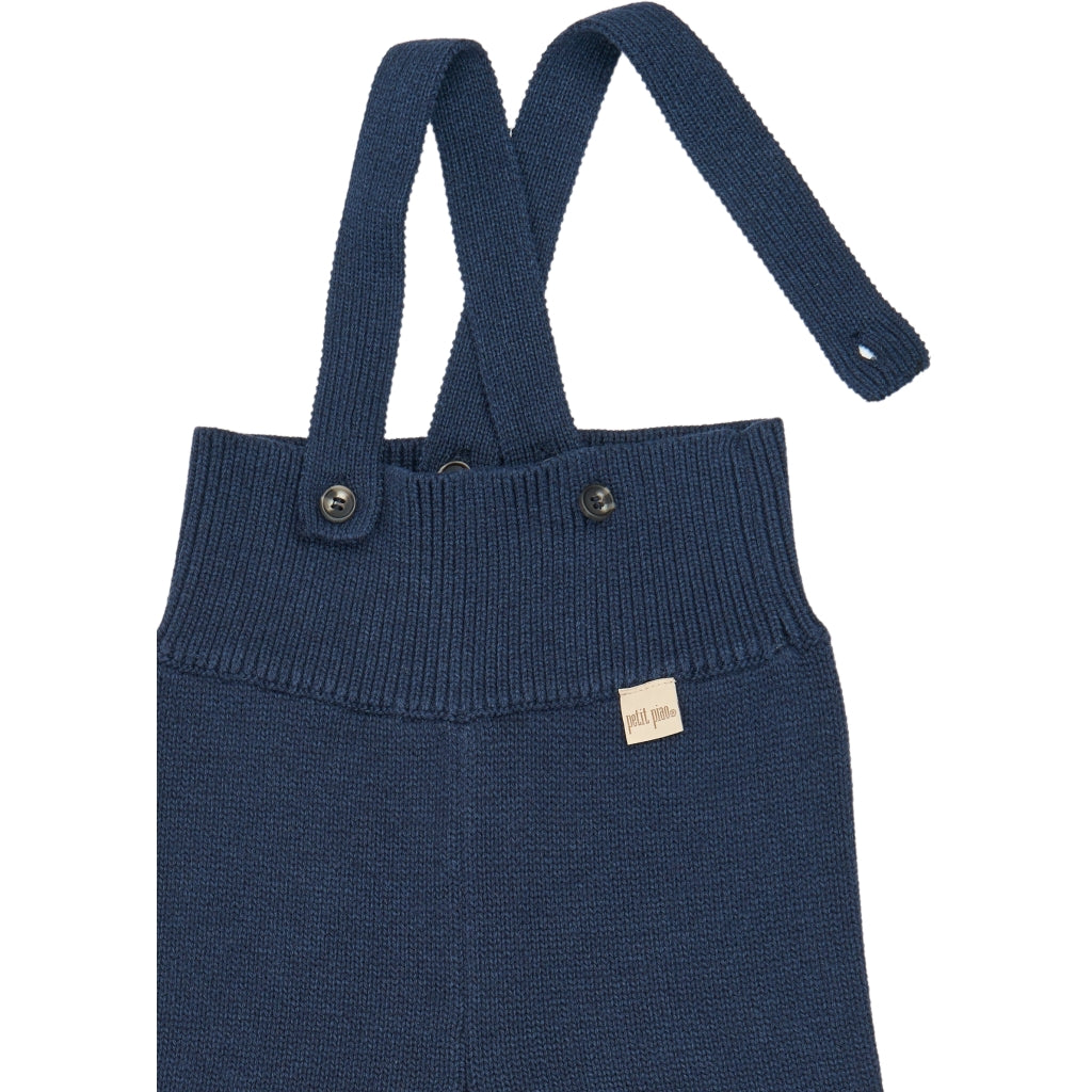 PETIT PIAO PPDag High Strap Knit Pants Strik Navy Blazer