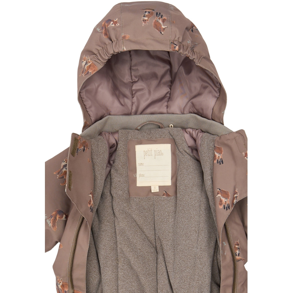 PETIT PIAO PPDard Snowsuit Flyverdragter Fossil Fox AOP