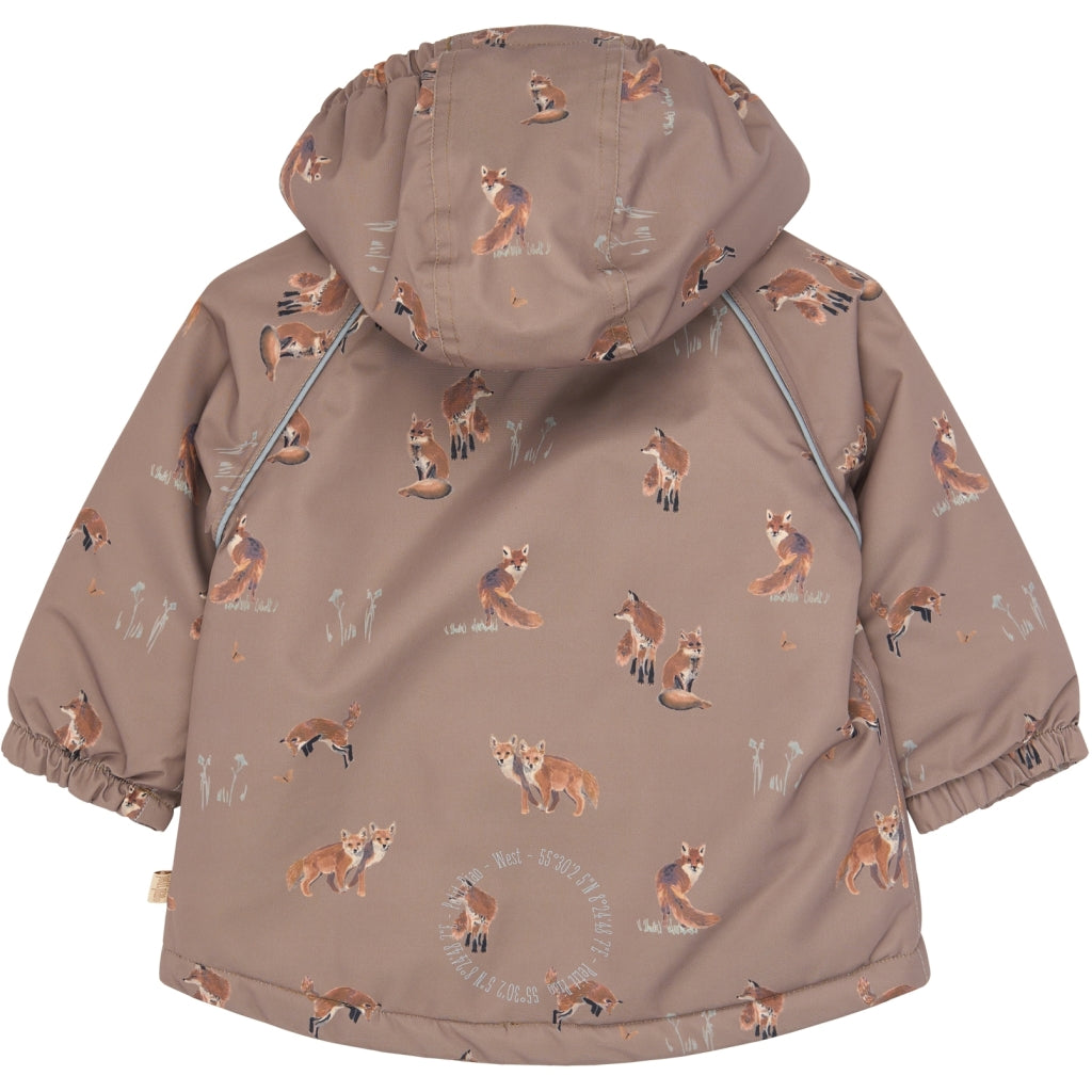 PETIT PIAO PPDard Winter Jacket Jakker Fossil Fox AOP