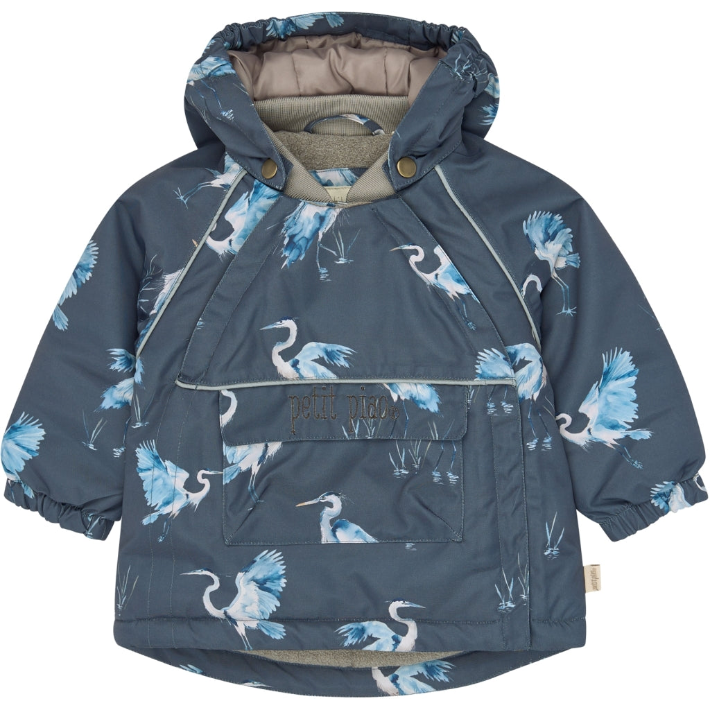 PETIT PIAO PPDard Winter Jacket Jakker Ombre Blue Herron AOP