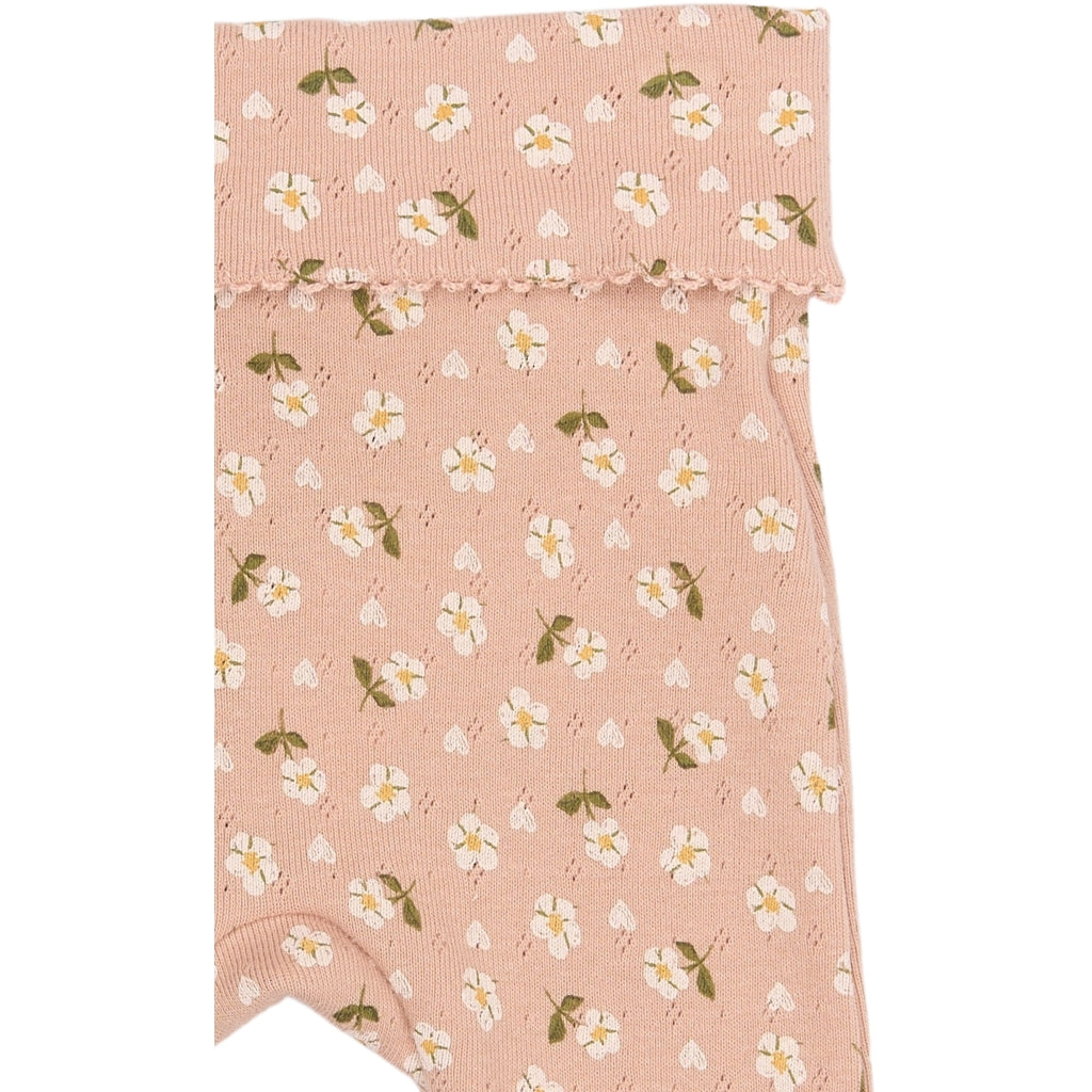 PETIT PIAO PPDea High Waist Leggings NB Leggings Misty Rose Flower AOP