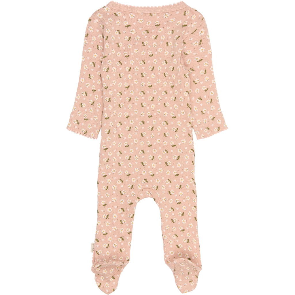 PETIT PIAO PPDea L_S Jumpsuit Fold Feet NB Heldragter Misty Rose Flower AOP