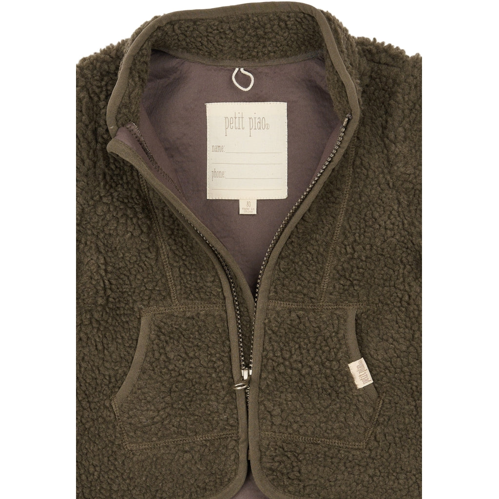 PETIT PIAO PPDesino Fleece Jacket Jakker Major Brown