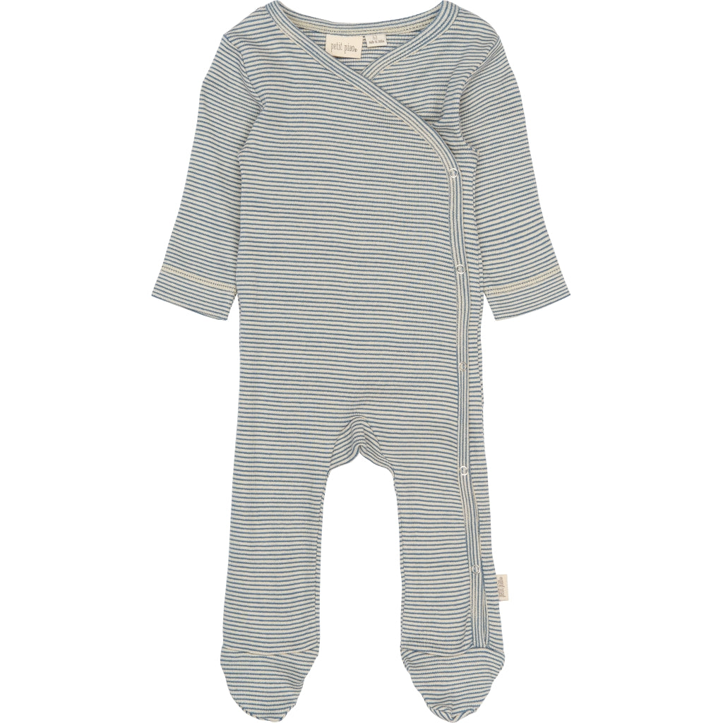 PETIT PIAO PPDian L_S Jumpsuit Fold Feet NB NOOS Heldragter True Navy/Dark off white