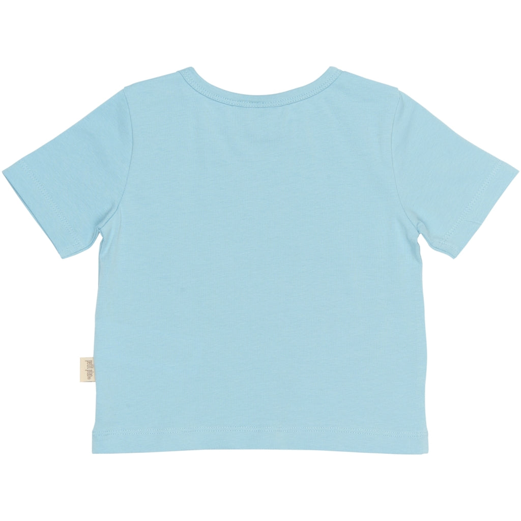 PETIT PIAO PPEast OS S_S Tee T-shirt Soft Chambray