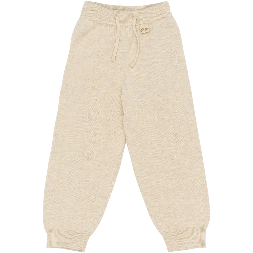 PETIT PIAO PPEdris Knit Pants Strik Fog