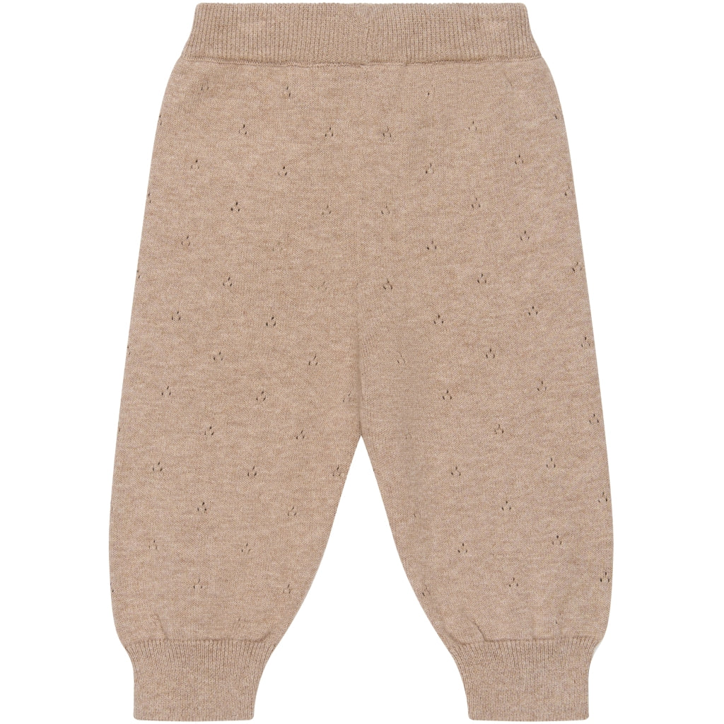PETIT PIAO PPEdris Pointelle Knit Pants NB Strik Woodsmoke