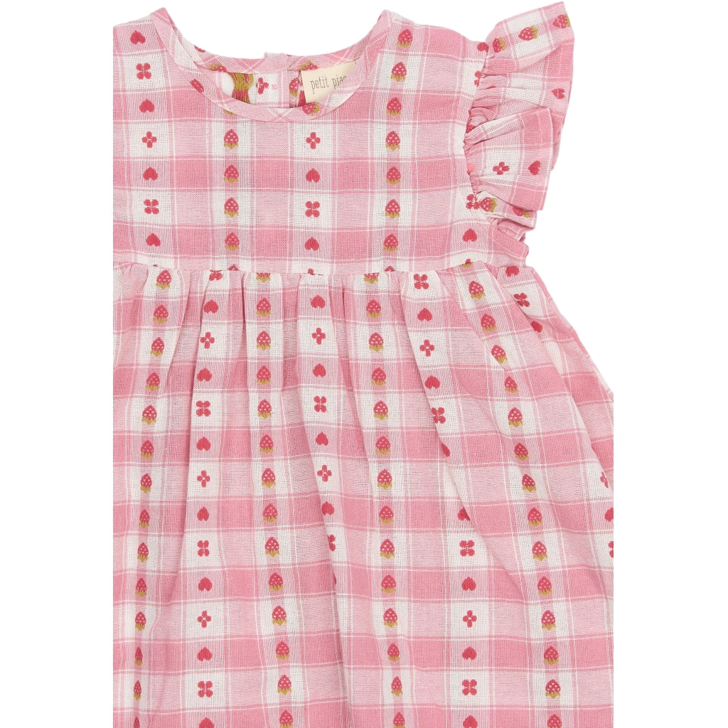 PETIT PIAO PPElba S_S Dress Kjoler Dusty Rose