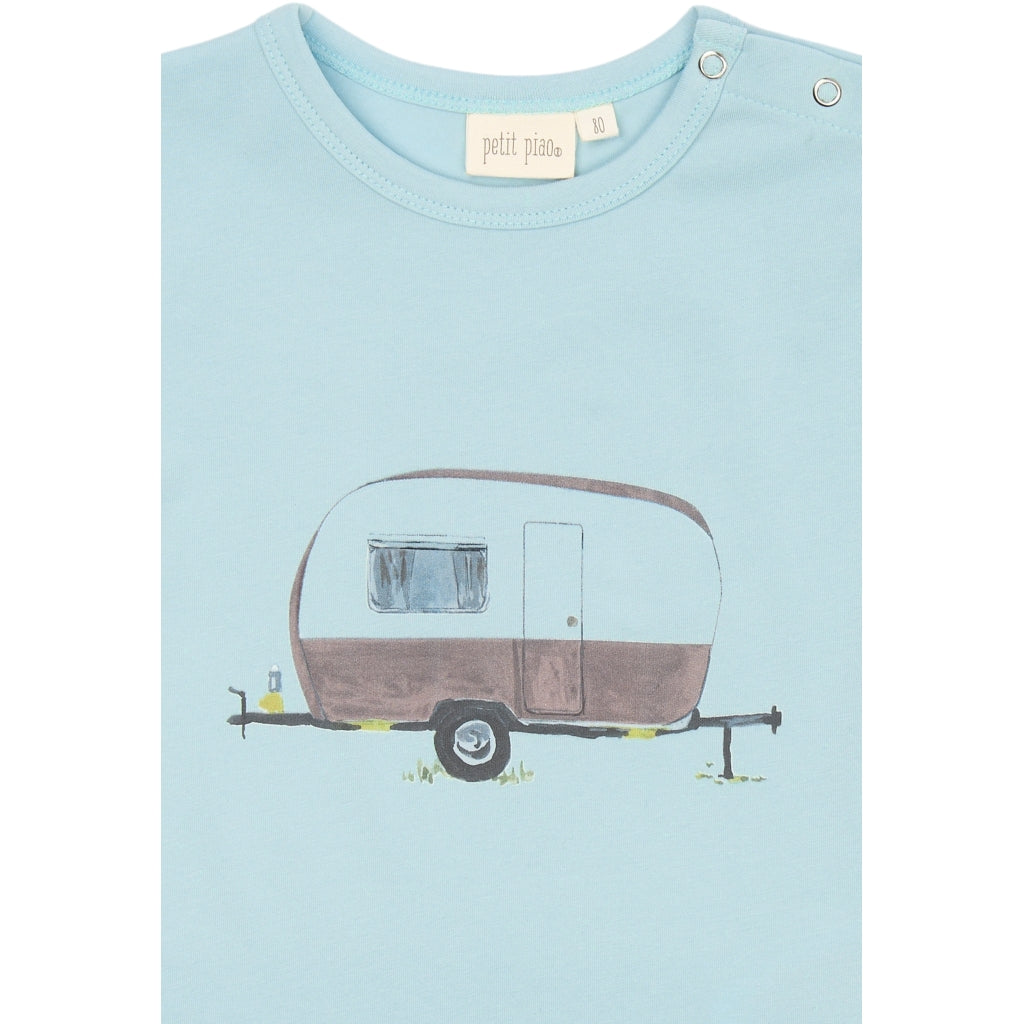 PETIT PIAO PPEliah OS S_S Tee T-shirt Winter Sky