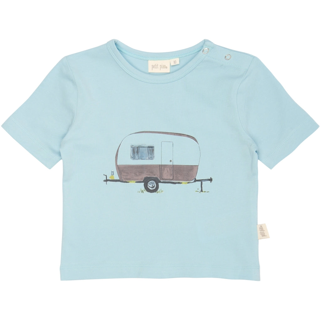 PETIT PIAO PPEliah OS S_S Tee T-shirt Winter Sky