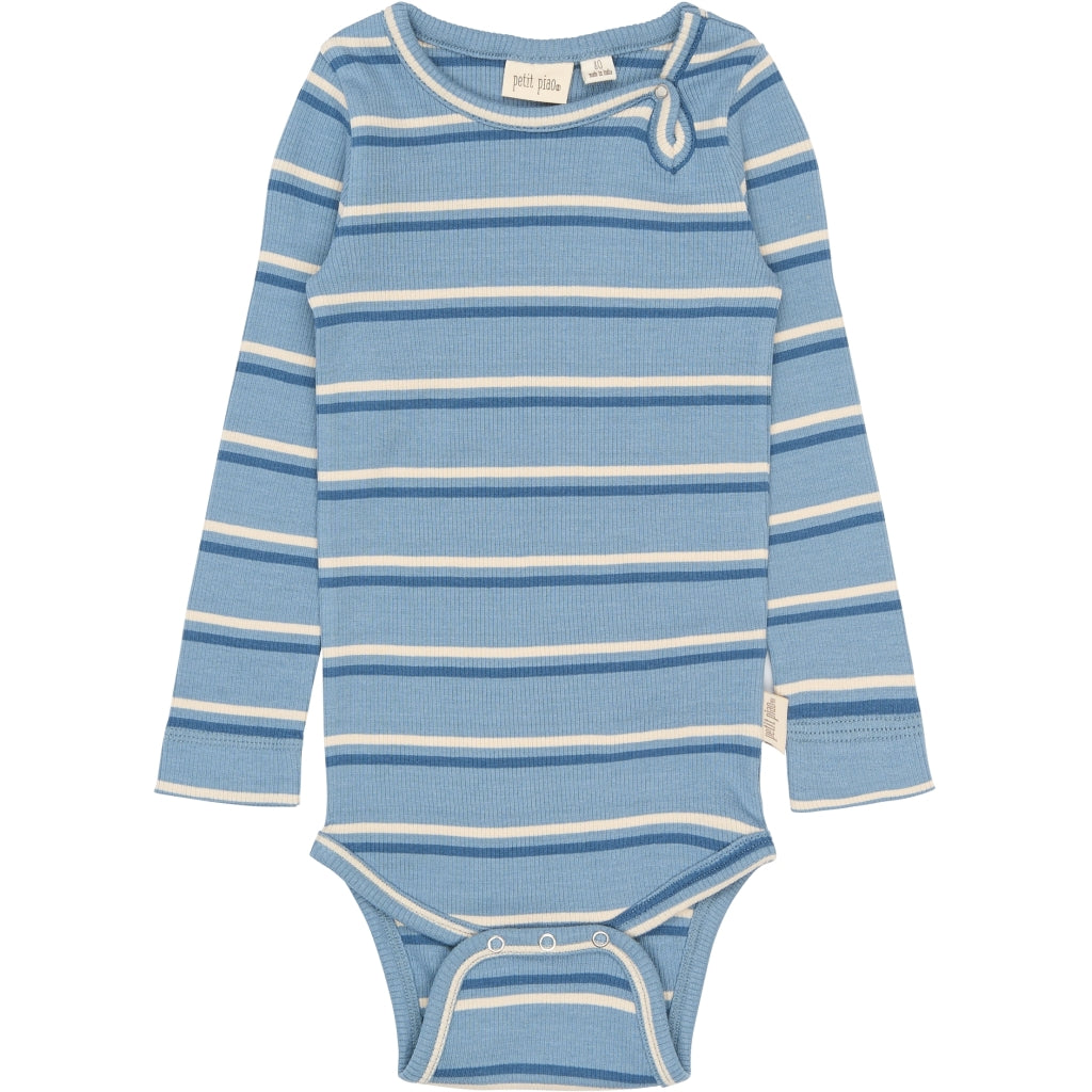 PETIT PIAO PPElis L_S Body Bodystockings Infinity Striped