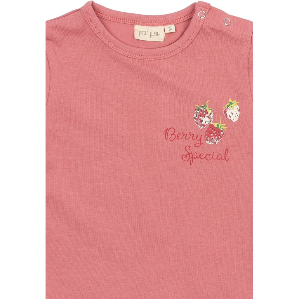 PETIT PIAO PPEliza OS S_S Tee T-shirt Dusty Rose